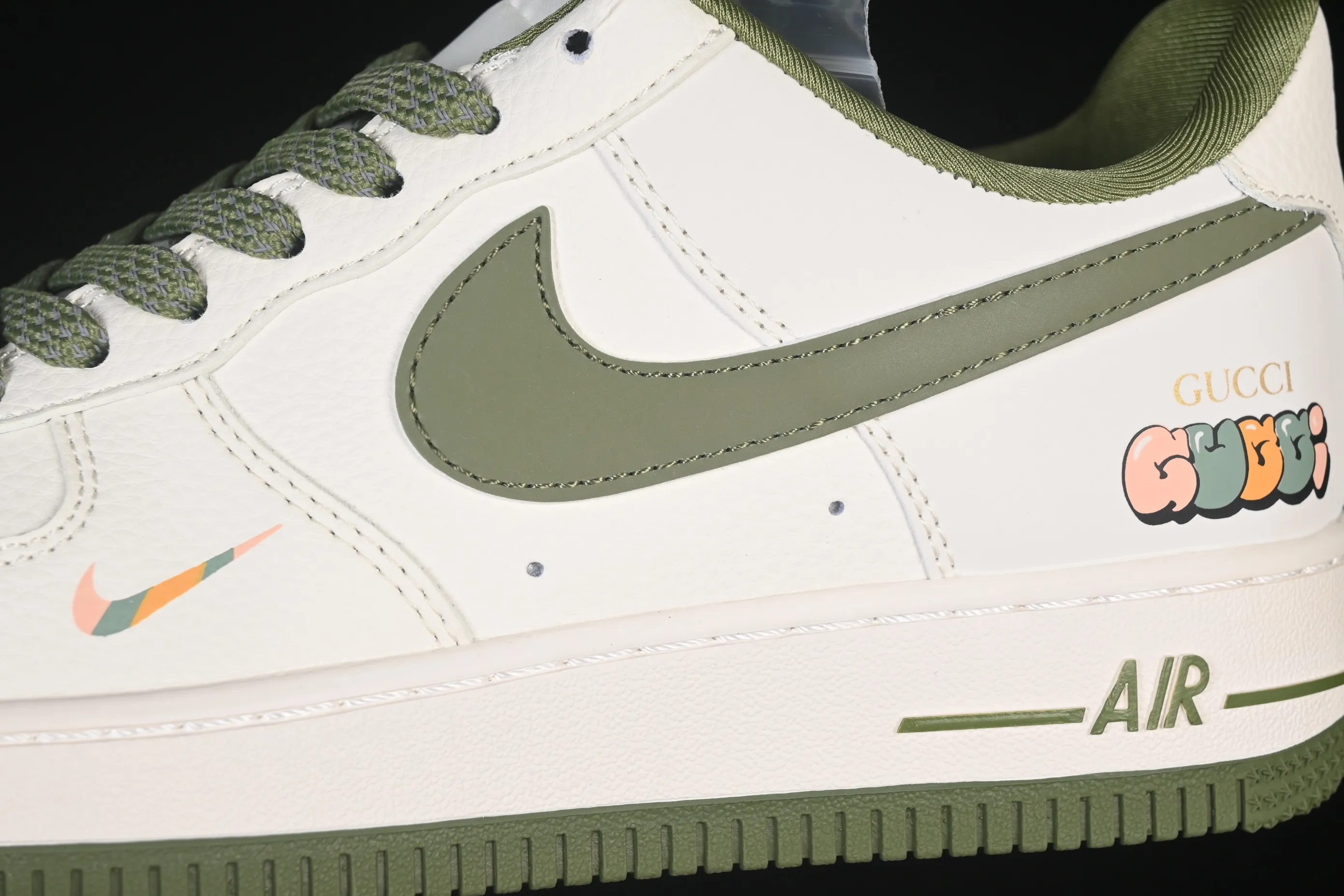 All Categories Nk Air Force 1 Air Force Series Nk Air Force 1 Low Air Force Low Nike Air Force 1'07 Low Gucci Joint Army Green Colorful Air Force One Low Casual Shoes XX3168-211